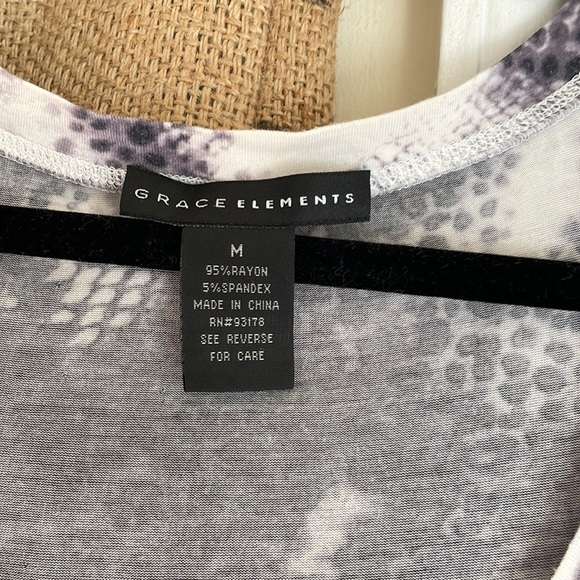 ♻️long patterned top - Picture 3 of 4